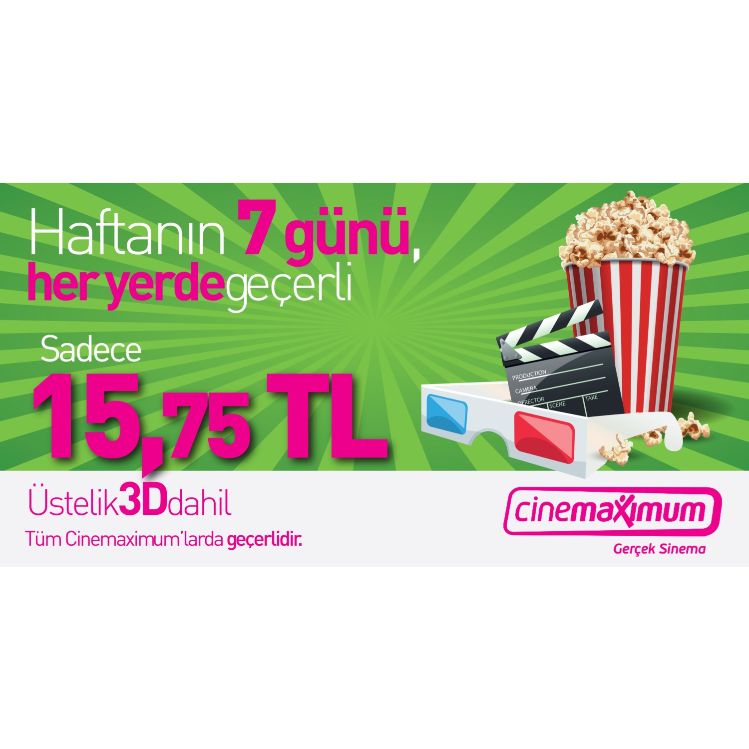 Tüm Cinemaximum'lar – 3D Dahil - Sinema Bileti